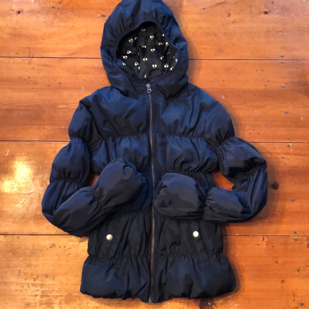 Aeropostale Bethany Mota S/P Blue Puffer Coat
